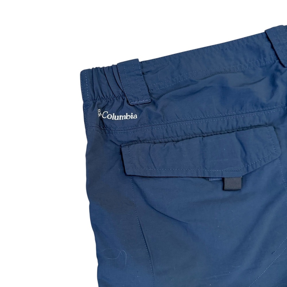 Columbia Mens Omni-Shield Cargo Shorts Navy Blue Hiking Fishing Outdoor Size 40